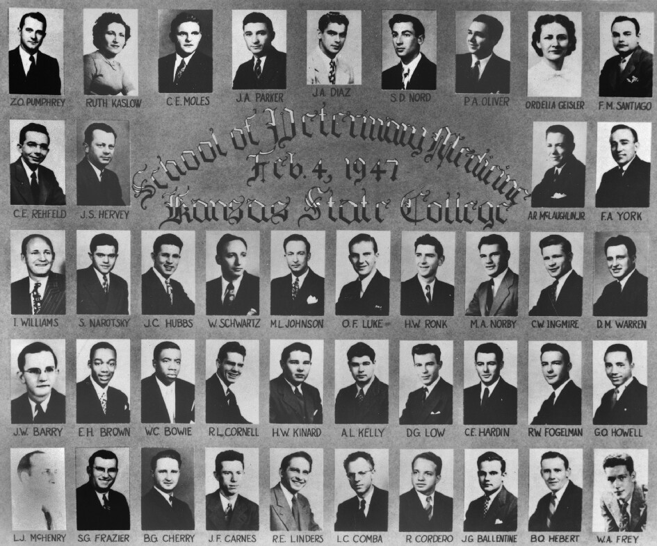 Graduating Class of 1947 February Composites Class
