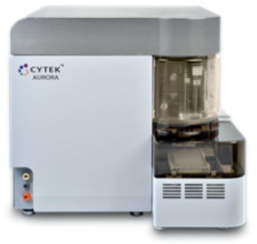 Cytek Aurora lab machine