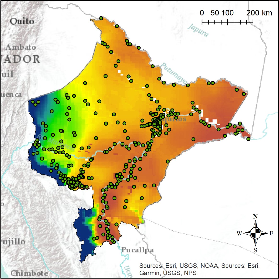 Loreto region of Peru. 