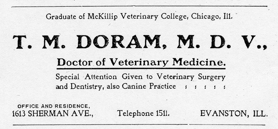 Thomas Madison Doram advertisements