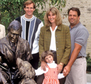 The Kind family at dedication of Kind Statue - 1999