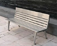 Backed bench