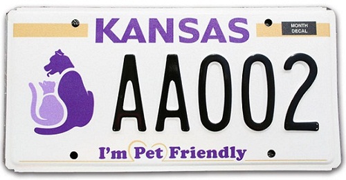 Pet Friendly License Plate