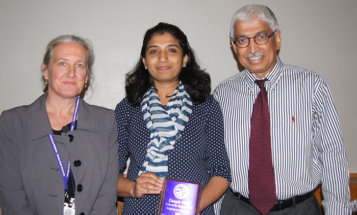 Dean Beckham, Deepti Pillai and Dr. M.M. Chengappa