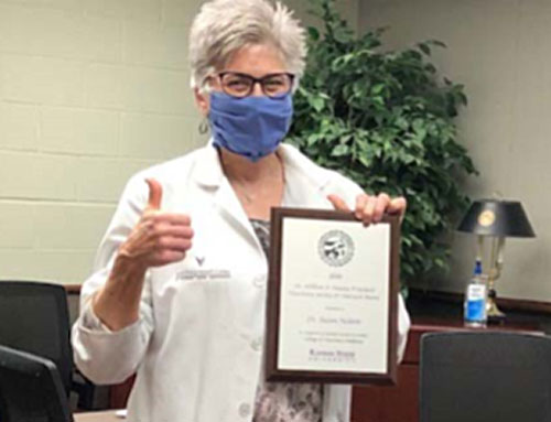 Dr. Susan Nelson wins Pritchard Award