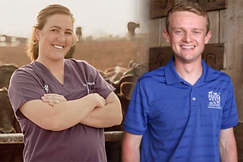 Dr. Tera Barnhardt and Chance Kopsa