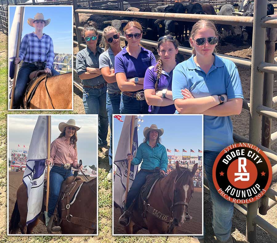 Dodge City Roundup Rodeo collage