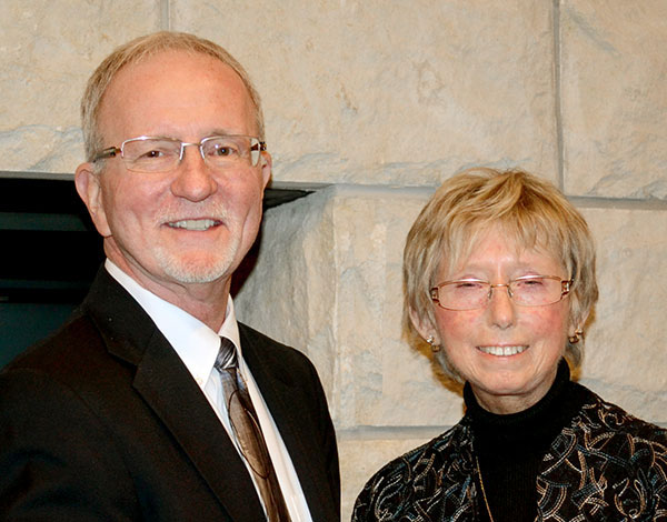 Former CVM Dean Dr. Ronald Marler and his wife Verna