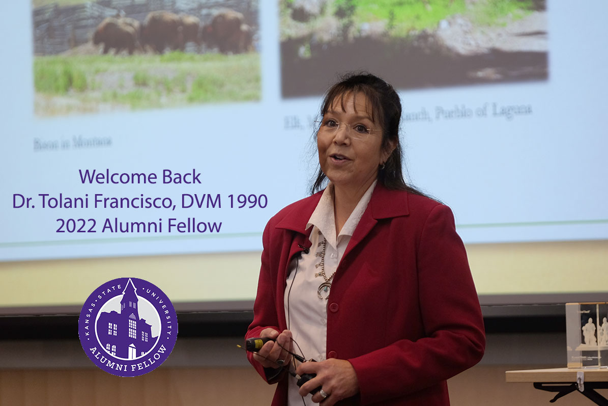 Dr. Tolanii Fracisco shares memories during her Alumni Fellow seminar