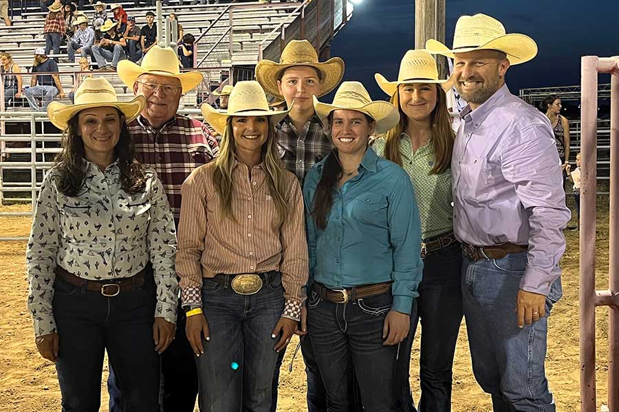 Dodge City Roundup Rodeo group picture