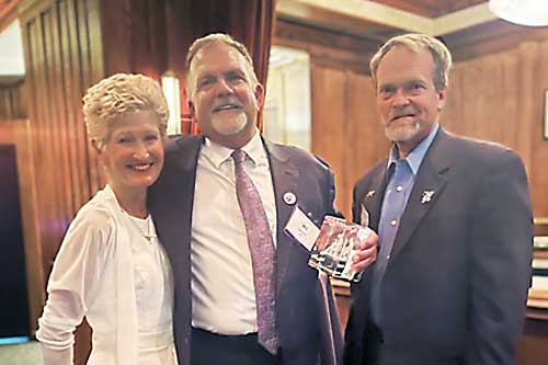 Gail and Dr. Wilfred Schuler with Dr. Bob Larson