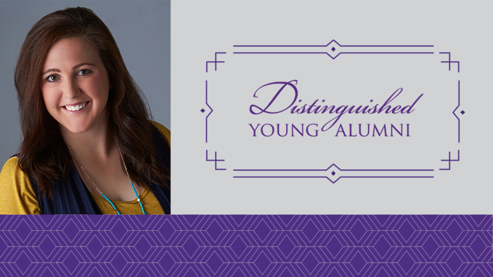 Dr. Tera Rooney Barnhardt recieves Distinguished Youg Alumni Award