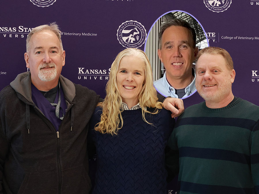 Drs. David Rankin, Kate KuKanich, Charles Locuson and Butch KuKanich