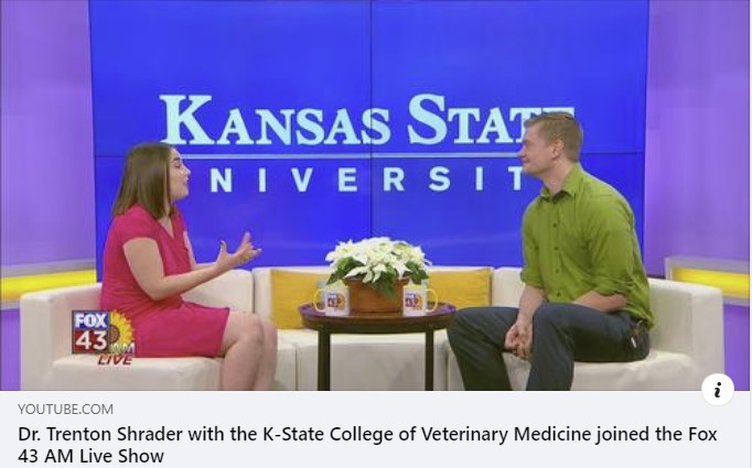 Dr. Trenton Schrader gives interview on KSNT news