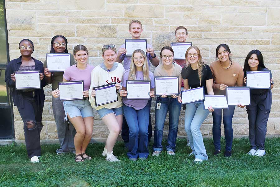 Group photo of master's students