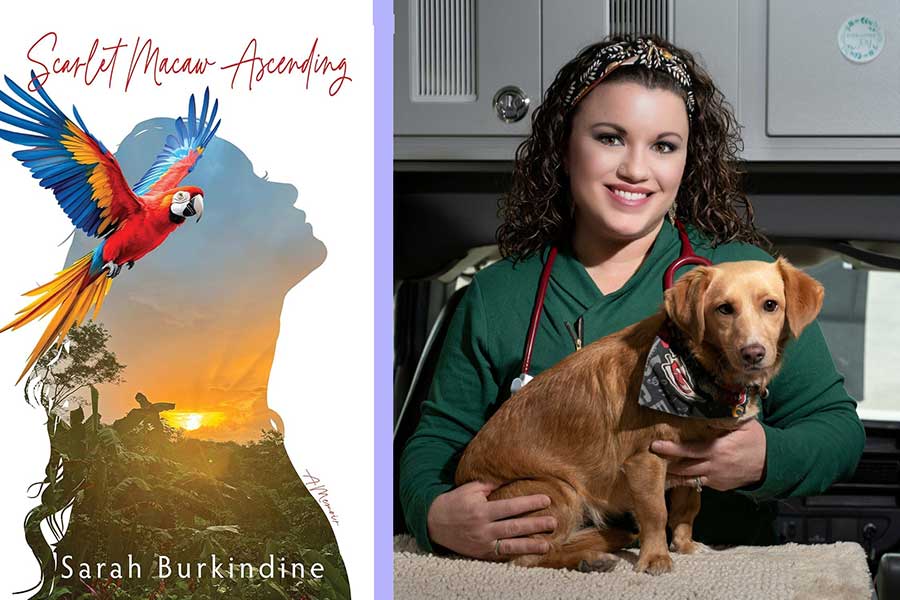 Book cover and author Dr. Sarah Burkindine