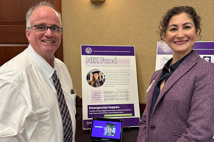 Drs. Mac Hafen and Adryanna Drake promote the NIK fund 