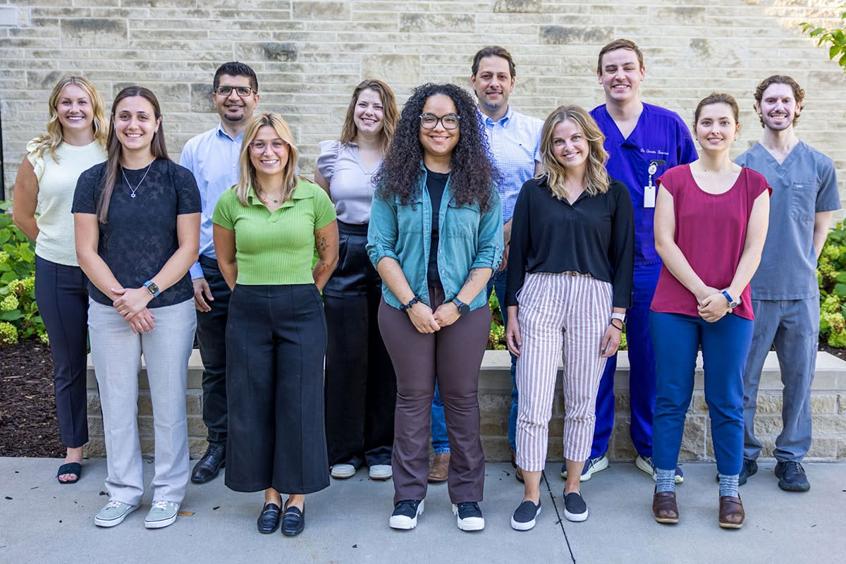 Group photo of new VHC residents and interns