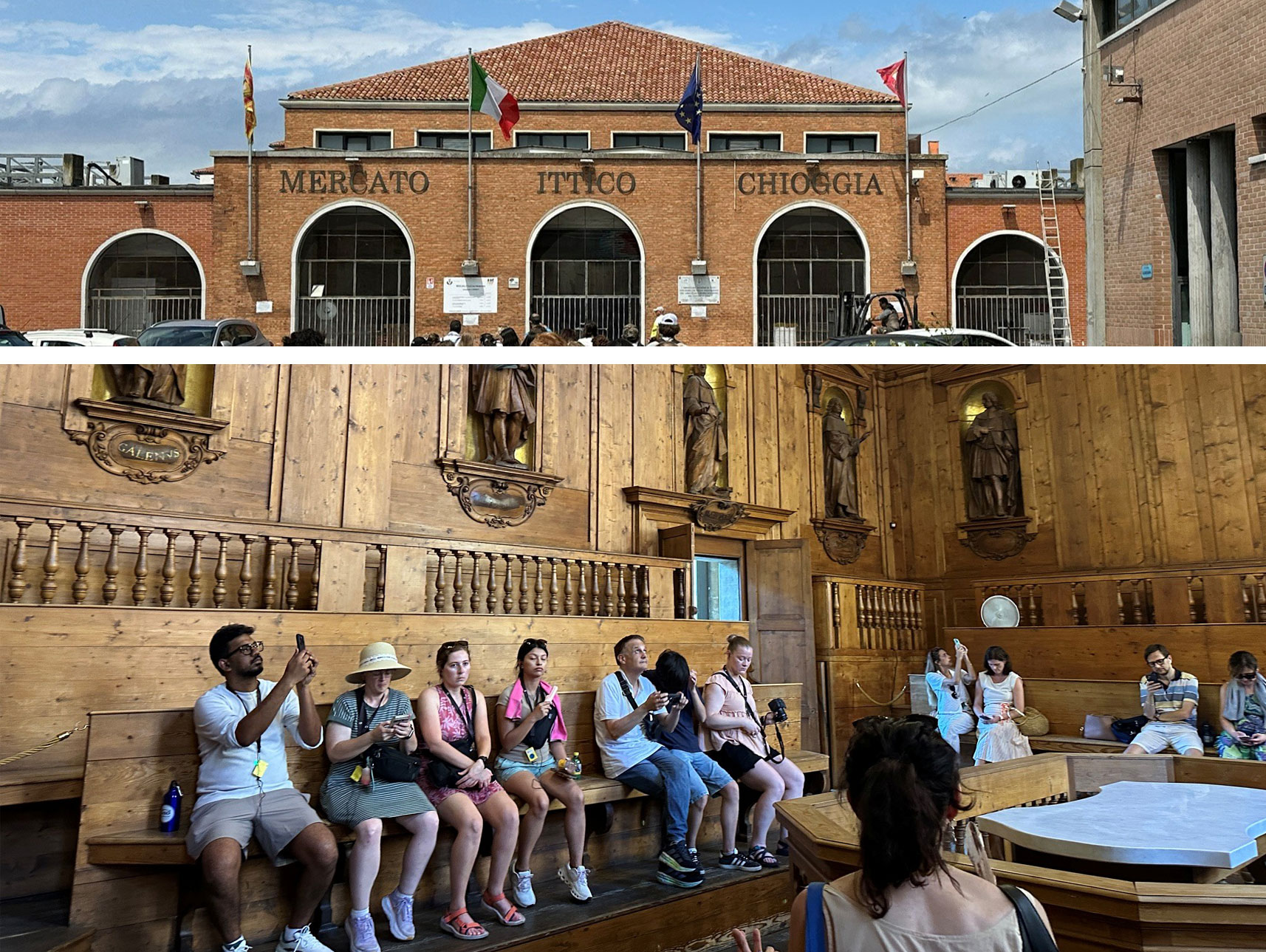 Collage of places visited in Italy