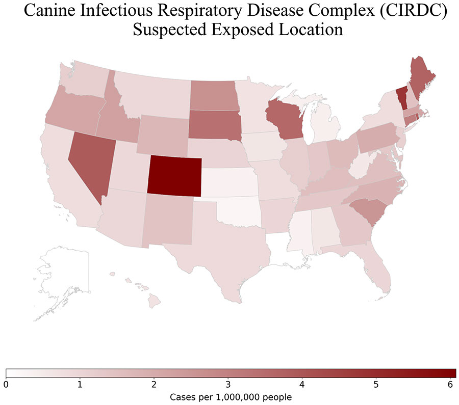 Canine illness map