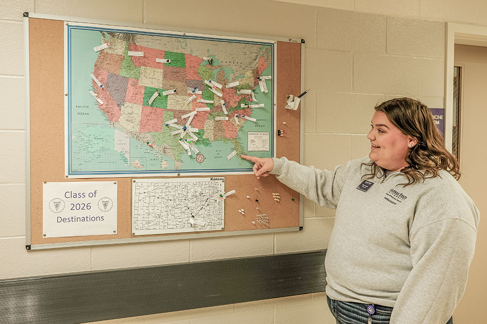 A ambassador is sharing the destinations for the class of 2026.
