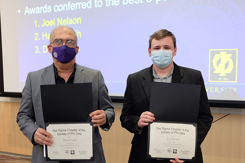 Applied/Clinical Science Poster Awards - Harith Salih and Joel Nelson