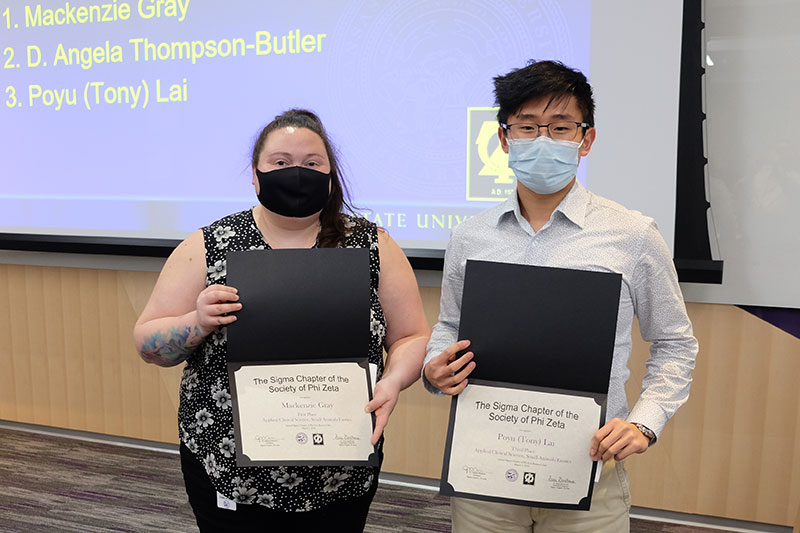 Applied/Clinical Science Oral Awards - Mackenzie Gray and Poyu "Tony" Lai