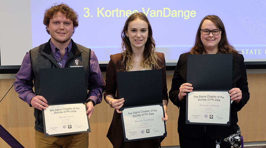 Basic Science — poster presentations - Alexandria Zabiegla, Konner Cool and Kortnee VanDonge