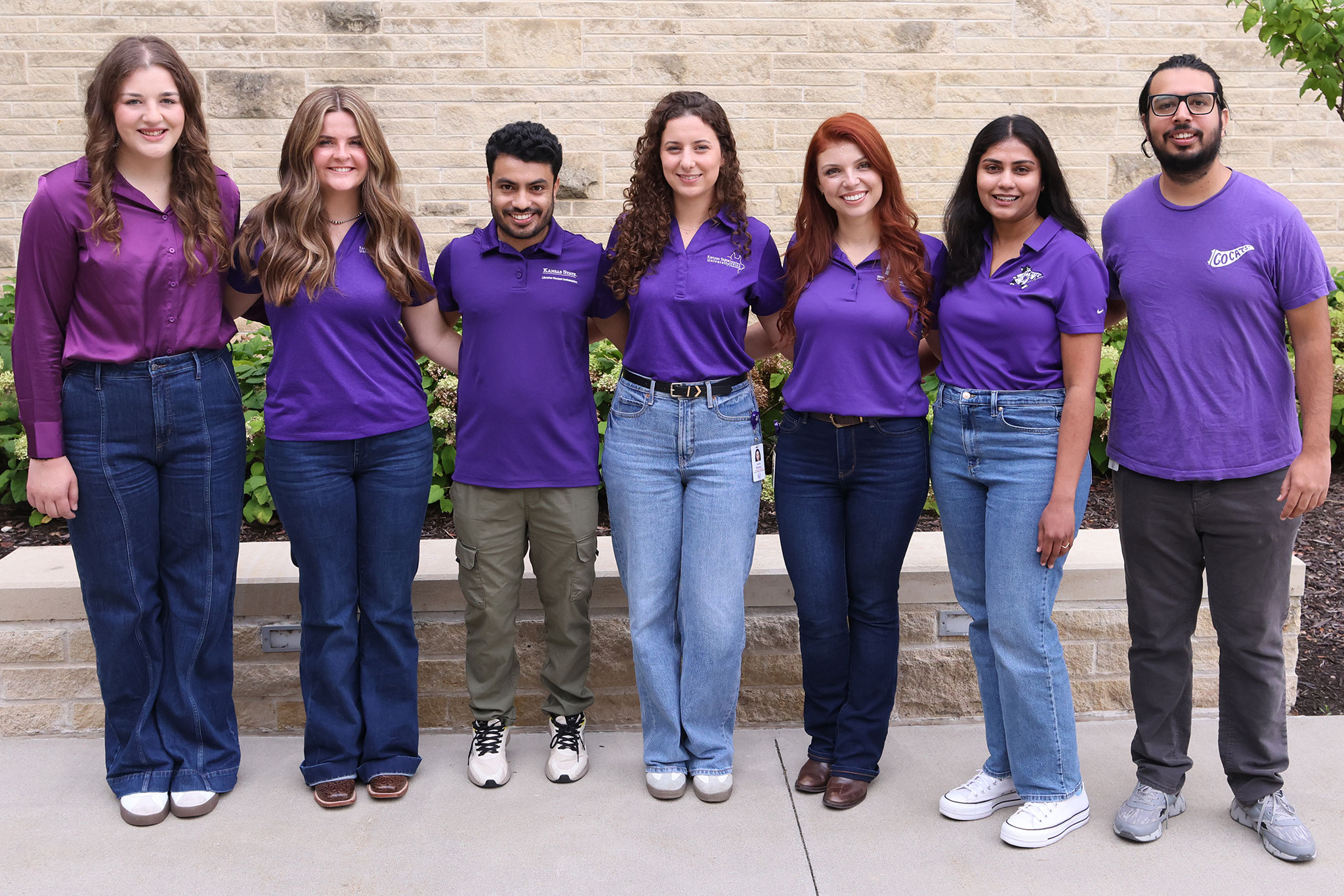 The seven members of the Graduate Student Association